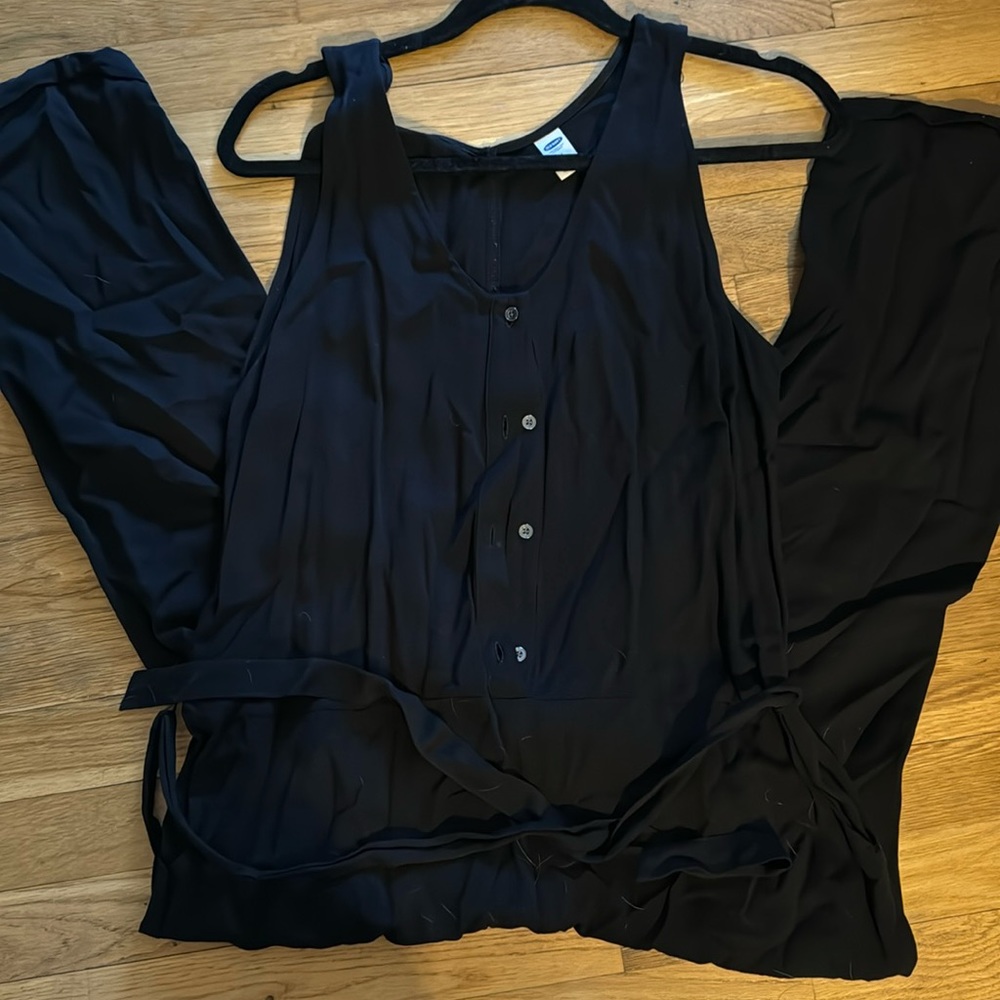 Old Navy Button/Tie front jumpsuit